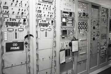 Equipamiento estación de rastreo de la NASA. Peldehue, Chile, 1985